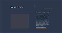 Desktop Screenshot of burger-druck.de